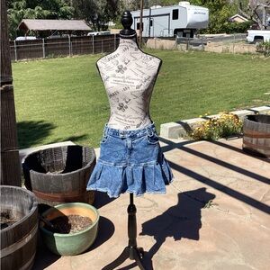 Denim Mini Skirt